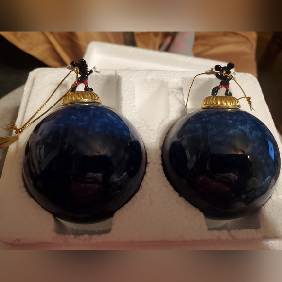 Disney Bradford Exchange Magic Of Disneyland set of 2 ornaments - Picture 2 of 5